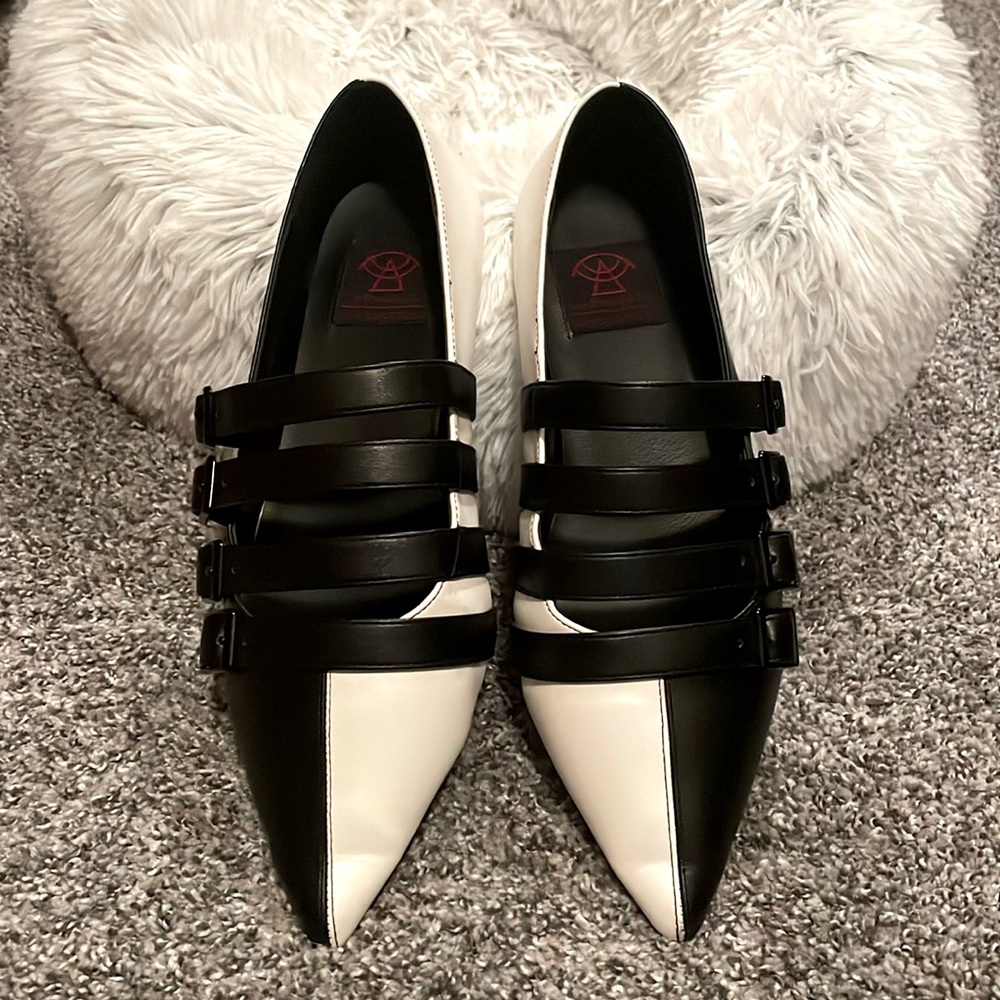 STRANGECVLT X ASH COSTELLO POINTED FLATS